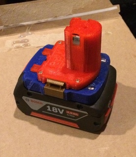 bosch battery adapter tools 3d print model - Mito3D