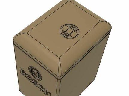 bosch batteria scatola motociclo 3d print model - Mito3D
