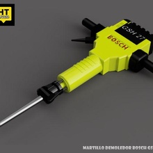 Bosch gsh27 marteau piqueur architecture 3d print model - Mito3D