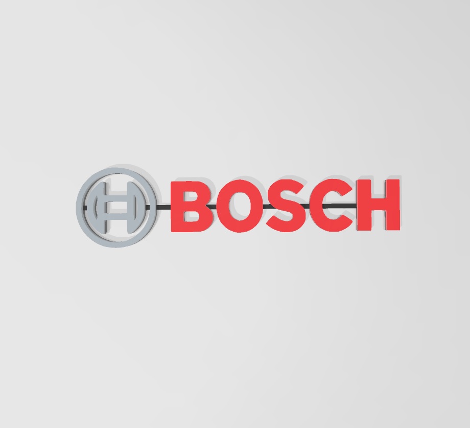 bosch logo indego profesional herramientas robot cortacésped césped jardín perforar 3D print model - Mito3D
