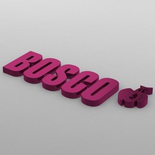 bosco logo moda trend şık aksesuarlar lüks sembol modelleri stil amblemi karakter mağaza dükkanı model tasarım giyim marka butik 3d print model - Mito3D
