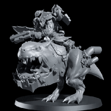 patrão drago beast 3d print model - Mito3D