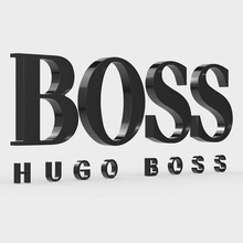 boss logo fashion trend stylish moda accessories luxury symbol models style emblem character store shop model design clothing brand boutique 3d print model - Mito3D