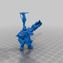 boss nob claw banner ork waaagh creatures 3d print model - Mito3D