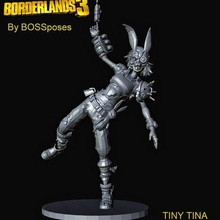 bossposes -borderlands 3 -tiny tina game borderlands n64 miniature set mini fig figures stl tiny 3d print model - Mito3D