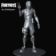 bossposes -fortnite - honor guard game fortnite figure miniature posed quality painting paint 3d print model - Mito3D