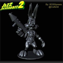 bossposes jaz lièvre Jeu n64 miniature ensemble mini figure figures stl 3dprinting 3d print model - Mito3D