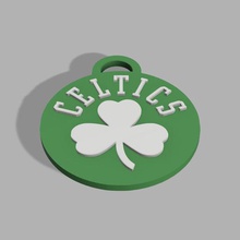 Boston Celtics anahtarlık anahtar yüzük nba 3d print model - Mito3D