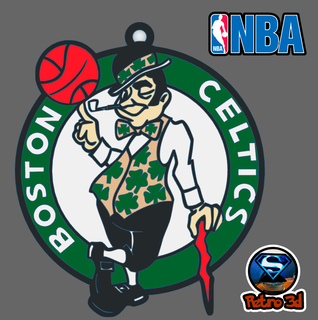 boston celtas logotipo chaveiro nba joalheria equipe basquetebol trevo 3d impressão stl fanático detalhes presente esporte 3d print model - Mito3D