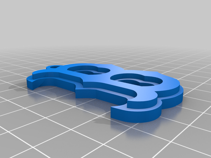 boston redsox chave carta b chaveiros 3d print model - Mito3D