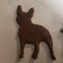 boston terrier fondant a casa ising cortador de cookie animais 3d print model - Mito3D