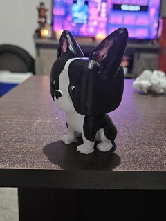 Boston terrier funko pop français bouledogue chien vinyle animal 3d print model - Mito3D