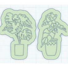 botanico floreale francobolli polimero argilla gioielleria frese francobollo goffratura impronta 3d print model - Mito3D