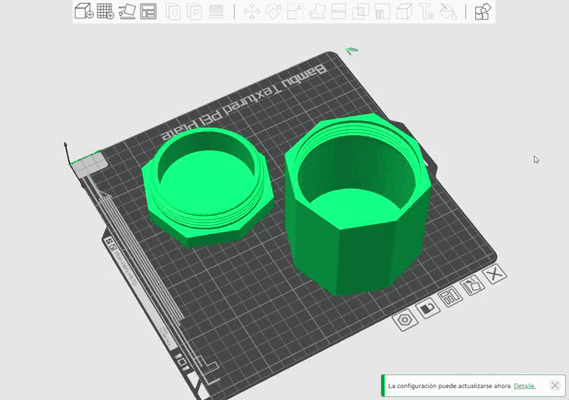 bote rosca almacenaje octogonal paramétrico hogar casa param trico imprimible adaptable vers cierre almacenamiento moderno duradero 3d print model - Mito3D