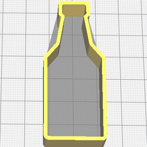 bottle shaped Teig Cutter 3D print model - Mito3D
