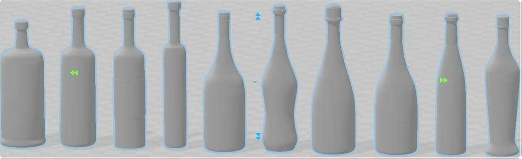 bottle 35th scale 1 35 scale model  3d print model - Mito3D