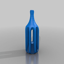 bottle ii home decor 3d print model - Mito3D