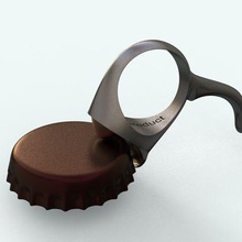bottiglia cap opener squillare gioielleria apriscatole capopenna apri inaprire apribottiglie anello simbolo portachiavi attrezzo juhannproduact 3d print model - Mito3D