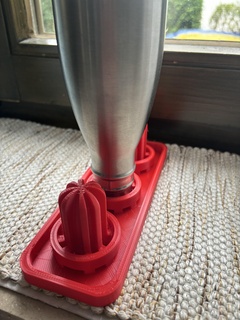 bottle dryer rack water bottles dry drain kitchen draining drying drip tray 3d print model - Mito3D