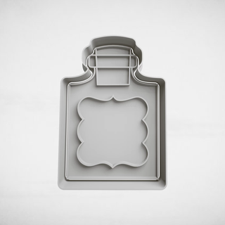 bottle flask cookie cutter cutters stl molds 3d print model - Mito3D
