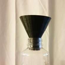 bottle funnel tool 3d print model - Mito3D