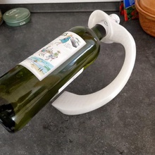 bottle holder arc home decor 3d print model - Mito3D