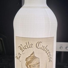 garrafa litofania rum la belle bode lito deco luminária álcool 3d print model - Mito3D