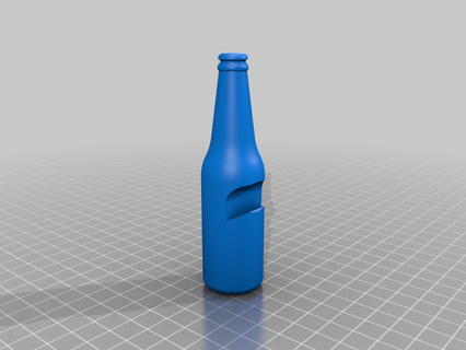 botella abrelatas cocina comida 3d print model - Mito3D