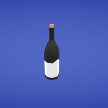 garrafa de vinho a casa o álcool vidro bebida cortiça 3d print model - Mito3D