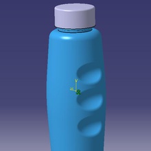 bottle home 3d print model - Mito3D