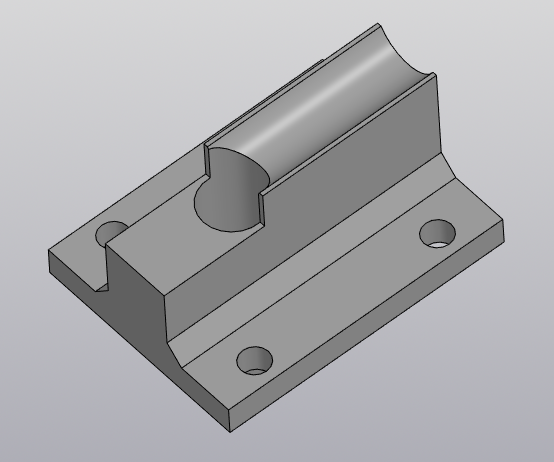 parte inferiore amp k tavolo hopup versioni airsoft 3D print model - Mito3D