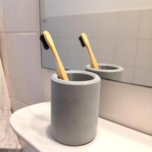 bottomless toothbrush holder home bathroom accessories 3d print model - Mito3D
