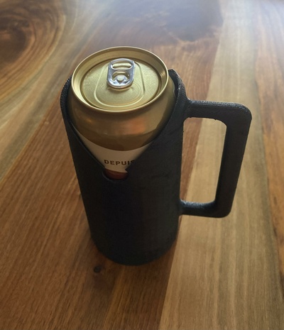böden up halter unterstützung trinken bier koozie monster energie budweiser modelo 3d print model - Mito3D