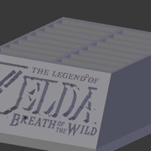 botw switch cartridge holder various nintendo breath wild game zelda 3d print model - Mito3D