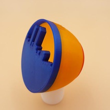 boufiole n4 horizonte de lyon juego gadjet-symbole-skyline-lyon-lumire-spot-sifflet-smartphone 3d print model - Mito3D