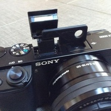 bounce flash sony a6000 gadget de la photographie nex6 fujifilm x-e1 caméra alpha a6500 3d print model - Mito3D