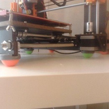 rimbalzare palle ammortizzatore piedi 3d stampante parti antivibrazioni anti vibrazione palla rimbalzante piede prusa Prussia i3 gomma cancellare 3d_printer_accessories 3d print model - Mito3D
