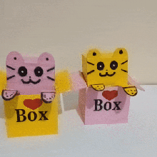 bouncing cat box 3d print model - Mito3D