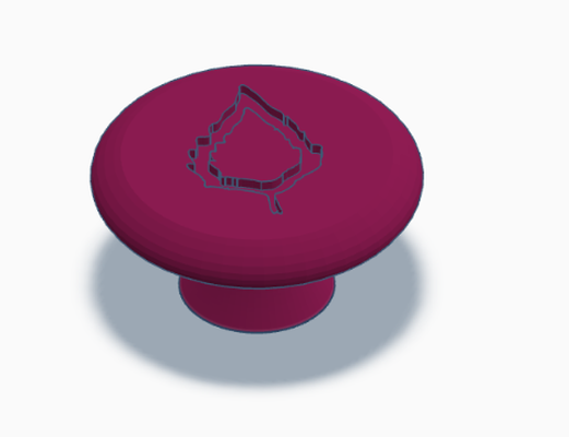 bouton de tiroir blatt co 3d print model - Mito3D