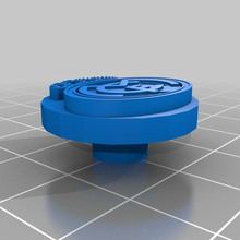 bouton main fileur réel Madrid 3d_printing 3d print model - Mito3D