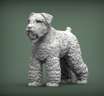 pastor 3d impresión modelo perro naturaleza mamífero animal mascota escultura estatuilla recuerdo presente Arte esculturas estatua miniaturas imprimible 3d print model - Mito3D