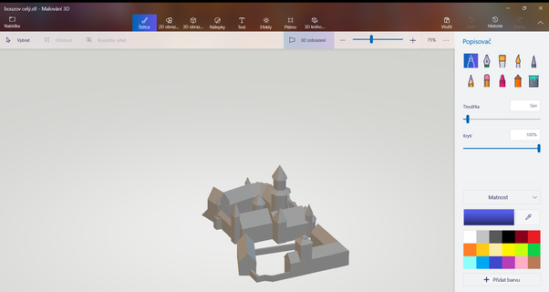 bouzov castle 3d print model - Mito3D