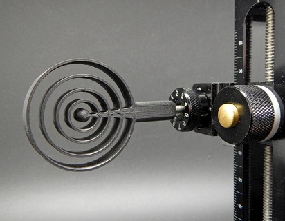 arco visión redondo 40 mm recorvar anillo punto mira tiro mundo puntería dispositivo olimpia torneo competencia 3d print model - Mito3D