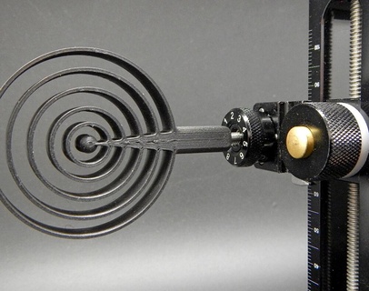 arco visión redondo 50 mm recorvar anillo punto mira tiro mundo puntería dispositivo olimpia torneo competencia 3d print model - Mito3D