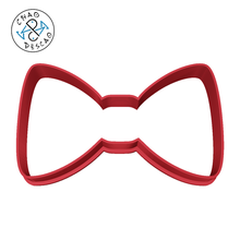 bow tie - father day cookie cutter fondant polymer clay gadget stamp dad hat moustache shirt pastry 3d print model - Mito3D
