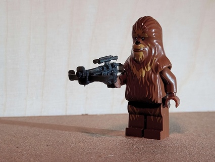 bowcaster Lego pistola bláster compatible guerra Galaxias estrella guerras wookiee 3d print model - Mito3D