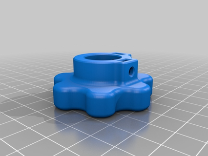 bowden extruder knob 5mm handle manual feed 3d printer extruders 3d print model - Mito3D