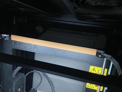 Bowden tubo Guardia prusa cuadro borde modificación potenciar protector 3d print model - Mito3D