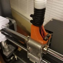bowden tube holder jg aurora upgraded a5 tool 3d printer parts jgaurora wire 3d print model - Mito3D