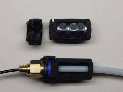 bowden tube lock bowden tube slip lock holder  3d print model - Mito3D